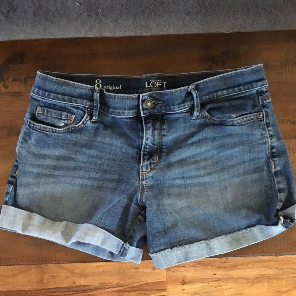Loft Denim Shorts 8